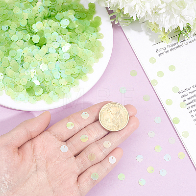 2400Pcs PVC Paillette/Sequin Pendants FIND-HY0005-24B-1