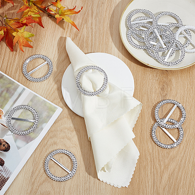 400Pcs Resin Ribbon Buckles RESI-WA0001-01-1
