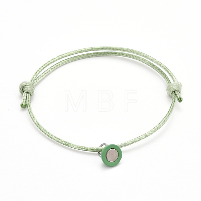 Adjustable Magnetic Bracelet for Couples BJEW-JB06190-05-1