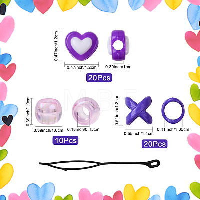 Acrylic Hair Coil Cuffs FIND-FZC0005-004A-02-1