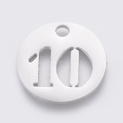 Non-Tarnish 304 Stainless Steel Pendants LS-STAS-F233-10-P-1