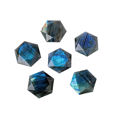 Natural Labradorite Carved Healing Star of David Ornaments PW-WG41086-01-1