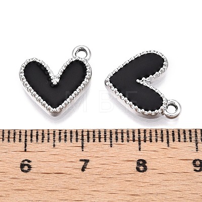 Rack Plating Alloy Enamel Charms X-ENAM-N056-343P-1