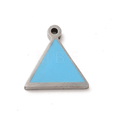 304 Stainless Steel Enamel Charms STAS-A078-08P-1
