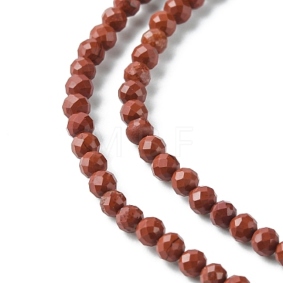Natural Red Jasper Beads Strands G-F748-H01-02-1