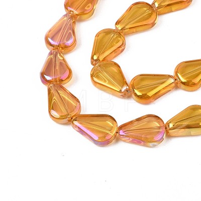 Electroplate Glass Beads Strands EGLA-S188-15-B02-1