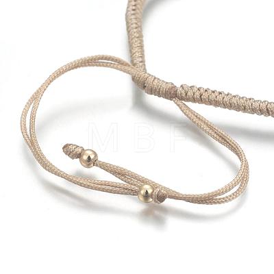 Nylon Cord Braided Bead Bracelets Making X-BJEW-F360-F12-1