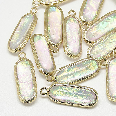 Resin Pendants RESI-Q185-07B-08-1