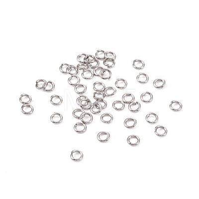 Kissitty 304 Stainless Steel Jump Rings STAS-KS0001-11P-1