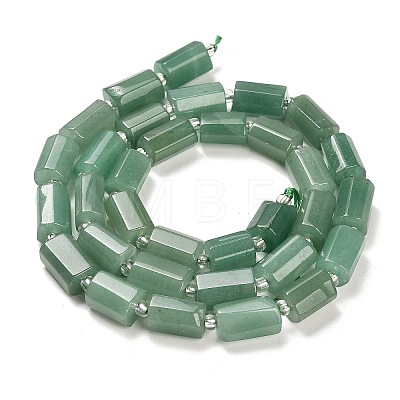 Natural Green Aventurine Beads Strands G-G068-A33-01-1
