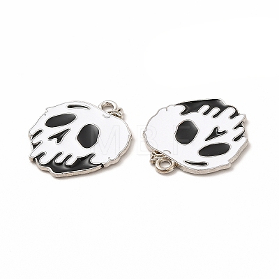 Rack Plating Alloy Enamel Pendants FIND-G054-20P-01-1