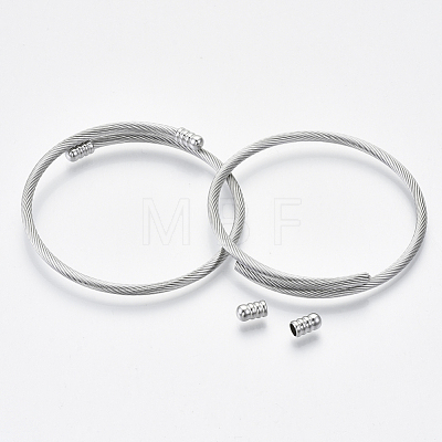 Alloy Cuff Bangles Making PALLOY-N158-035P-1