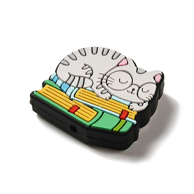 Cat Silicone Focal Beads SIL-P007-D02-1