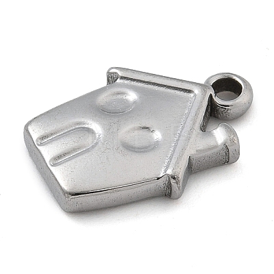 Anti-Tarnish 304 Stainless Steel Charms STAS-M084-01D-P-1