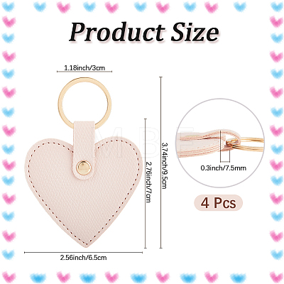 PU Leather Keychains KEYC-CL0001-57A-1
