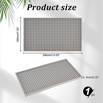 PVC Anti-Slip Table Mat AJEW-WH0248-389-1