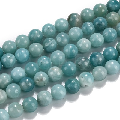 Natural Amazonite Beads Strands Grade A+ X-G-J388-01-1