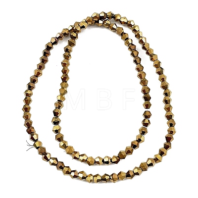 Transparent Electroplate Glass Beads Strands X-EGLA-A039-T3mm-UA11-1