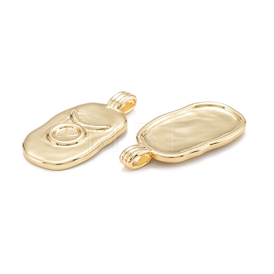 Brass Pendants KK-O140-20G-11-1