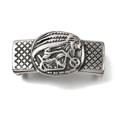 304 Stainless Steel Slide Charms STAS-F356-13AS-03-1