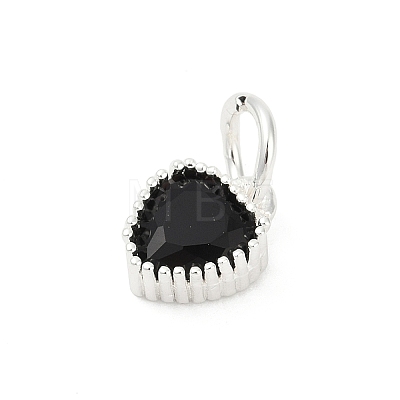 Brass Micro Pave Cubic Zirconia Pendants LS-KK-H204-01S-04-1
