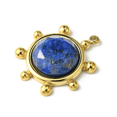 Faceted Natural Lapis Lazuli Pendants FIND-Z028-39D-1