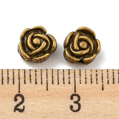 Tibetan Style Alloy Beads PALLOY-F307-03AB-1