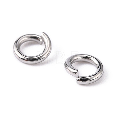 304 Stainless Steel Open Jump Rings X-STAS-E067-08-6mm-1
