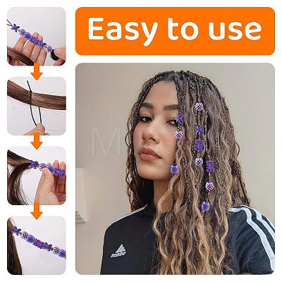 Acrylic Hair Coil Cuffs FIND-FZC0005-004B-02-1