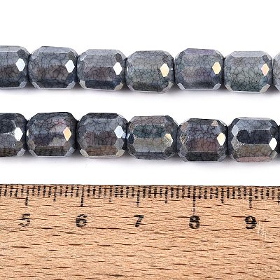 Anti-Tarnish Electroplate Glass Beads Strands EGLA-N027-03A-18-1