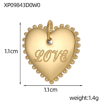 304 Stainless Steel Charms SA-OY002-87G-1
