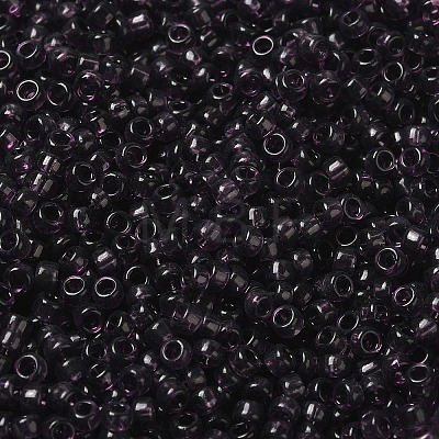 Transparent Colours Picasso Glass Round Seed Beads SEED-B001-06A-06-1