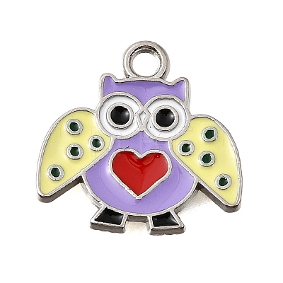 Alloy Enamel Pendants FIND-E049-08C-P-1
