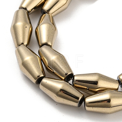 Electroplated Synthetic Non-magnetic Hematite Beads Strands G-Z032-B02-02-1