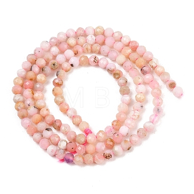 Natural Pink Opal Beads Strands G-B175-D04-3mm-1