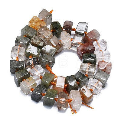 Natural Rutilated Quartz Beads Strands G-K245-F05-04-1