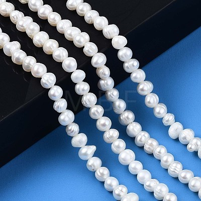 Natural Cultured Freshwater Pearl Beads Strands PEAR-N013-04A-1