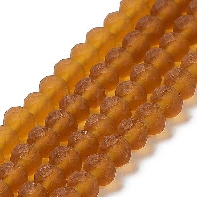 Transparent Glass Beads Strands X-EGLA-A034-T8mm-MD02-1
