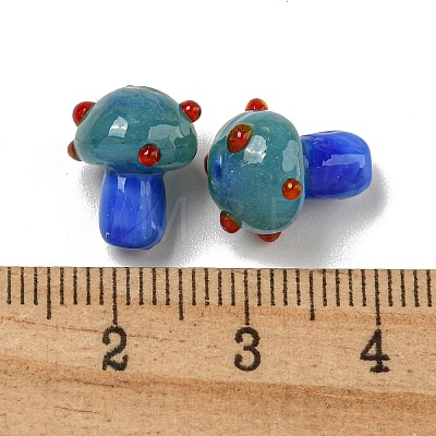 Handmade Lampwork Beads Strands LAMP-N025-03N-1