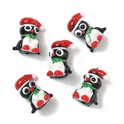 Christmas Handmade Lampwork Beads LAMP-D004-01-1