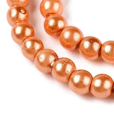 Baking Painted Glass Pearl Bead Strands HY-Q003-3mm-36-A-1