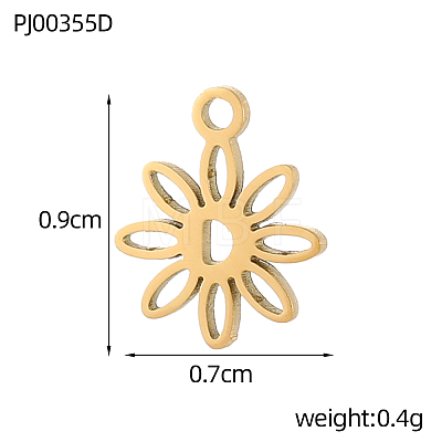 304 Stainless Steel Charms SA-OY002-12G-1