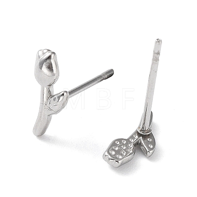 304 Stainless Steel Stud Earrings EJEW-Q788-03P-1