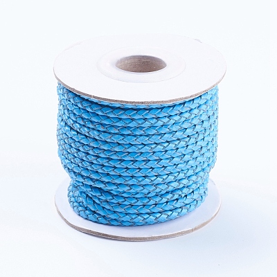Round Braided Cowhide Cords WL-L009-01I-1