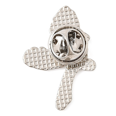 Bird Platinum Alloy Enamel Brooches JEWB-I035-08P-03-1
