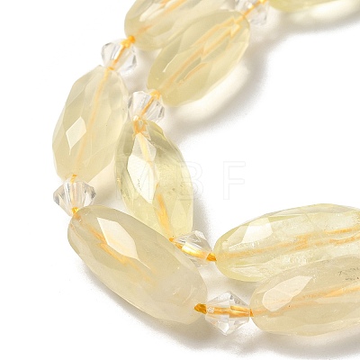 Natural Lemon Quartz Beads Strands G-H297-A04-01-1