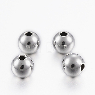 304 Stainless Steel Beads STAS-H394-03P-1