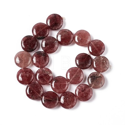 Natural Strawberry Quartz Beads Strands G375-29-1