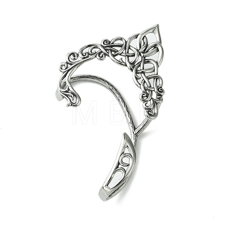 316 Surgical Stainless Steel Cuff Earrings EJEW-E300-05AS-03-1