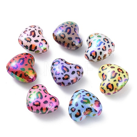 UV Plating Opeque Acrylic Beads MACR-K351-28-1